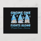 Prostate Cancer Awareness Light Blue Gnome Briefkaart (Voorkant)