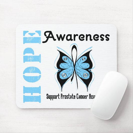 Prostate Cancer Hope Awareness Muismat (Met muis)