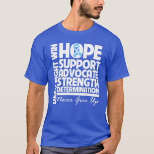 Prostate Cancer Hope Support Sterkte T-shirt