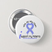 PROSTATE CANCER I Support My Patiënten Ronde Button 5,7 Cm (Voorkant /achterkant)