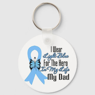 Prostate Cancer Ribbon Hero Mijn vader Sleutelhanger
