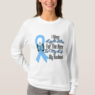 Prostate Cancer Ribbon Hero My Husband T-shirt
