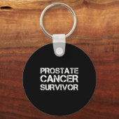 Prostate Cancer Survivor For Prostate Cancer Aware Sleutelhanger (Voorkant)