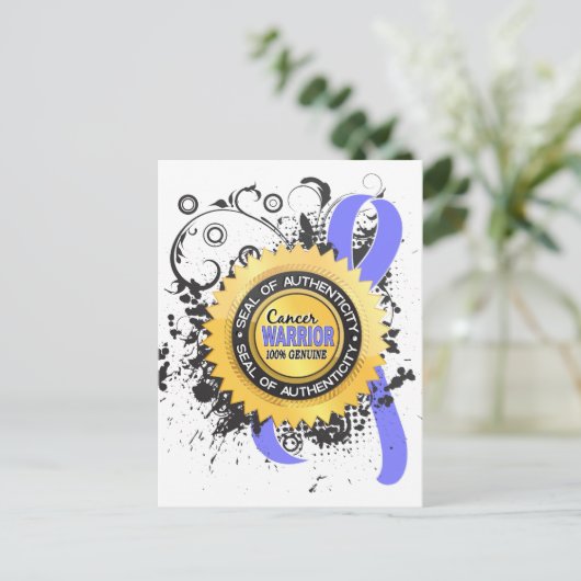 Prostate Cancer Warrior 23 Briefkaart (Staand voorkant)