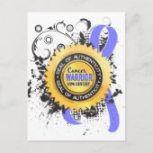 Prostate Cancer Warrior 23 Briefkaart (Voorkant)