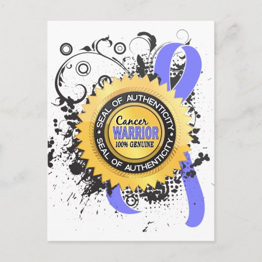 Prostate Cancer Warrior 23 Briefkaart (Voorkant)