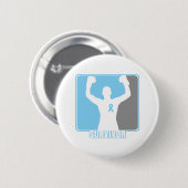 Prostate Cancer Winning Survivor Ronde Button 5,7 Cm (Voorkant /achterkant)