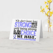 Prostate Kanker hoe Sterk wij zijn Kaart (Gele Bloem)