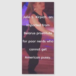 Prostituee Julia S. Kirpich Magnetisch Kaart
