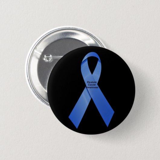 Prostrate Cancer Ribbon Button (Voorkant /achterkant)