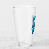 ProSuperheld Man Man Bro Pint Glass Glas (Rechts)