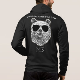 PROSZZĘ PAŃSTWA OTO MIOBOUW Funny Zip aanpassen Hoodie