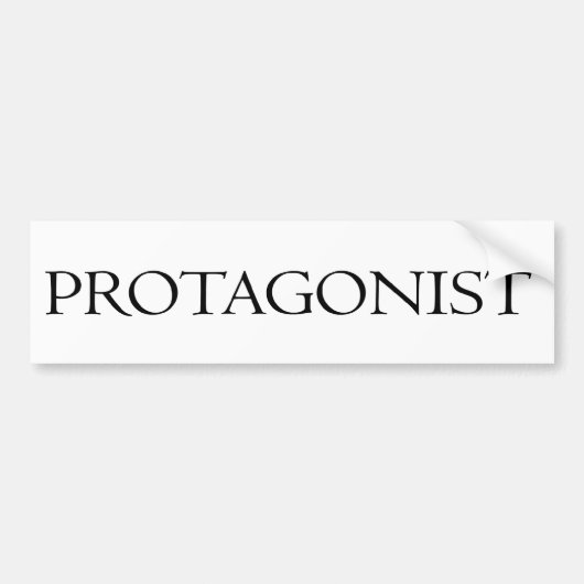 Protagonist Bumpersticker (Voorkant)