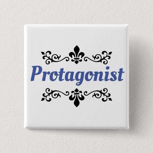 Protagonist Vierkante Button 5,1 Cm (Voorkant)