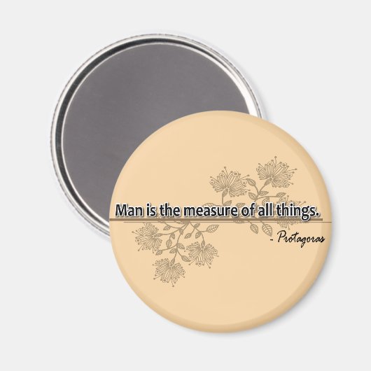 Protagoras Magneet (Voorkant / Achterkant)