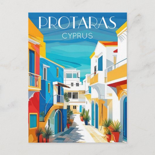 Protaras cyprus - oostelijk Cyprus Briefkaart (Voorkant)