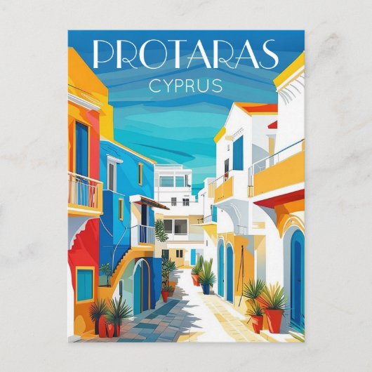 Protaras cyprus - oostelijk Cyprus Briefkaart (Voorkant)