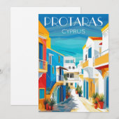Protaras cyprus - oostelijk Cyprus Feestdagenkaart (Voorkant / Achterkant)