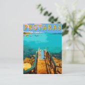 Protaras cyprus - oostelijk Cyprus Feestdagenkaart (Staand voorkant)