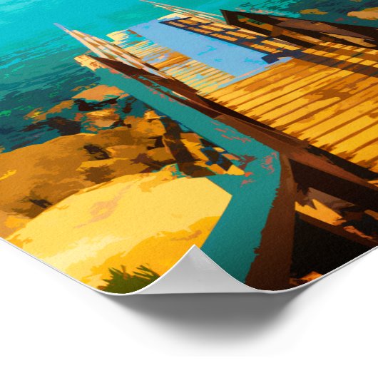 Protaras cyprus - oostelijk Cyprus Poster (Hoek)