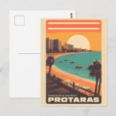  Protaras cyprus vakantie op strand cadeau Briefkaart (Voorkant / Achterkant)