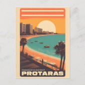  Protaras cyprus vakantie op strand cadeau Briefkaart (Voorkant)