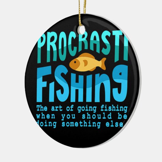 Protavisvangst Vist Citaten uit Mannen van vissers Keramisch Ornament (Links)