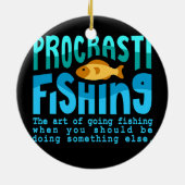 Protavisvangst Vist Citaten uit Mannen van vissers Keramisch Ornament (Achterkant)