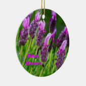 Protea and Lavender of Maui High Country Keramisch Ornament (Rechts)