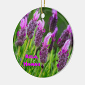 Protea and Lavender of Maui High Country Keramisch Ornament (Links)