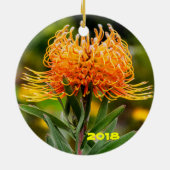 Protea and Lavender of Maui High Country Keramisch Ornament (Achterkant)