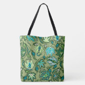 Protea Batik Hawaiian Tropical Floral Beach Bag Tote Bag (Achterkant)