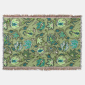 Protea Batik Hawaiian Tropical Throw Blanket Deken (Voorkant)