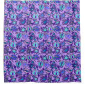 Protea Batik Hawaiian Tropische Floral Douchegordijn (Voorkant)