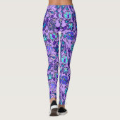 Protea Batik Hawaiian Tropische Floral Leggings (Achterkant)