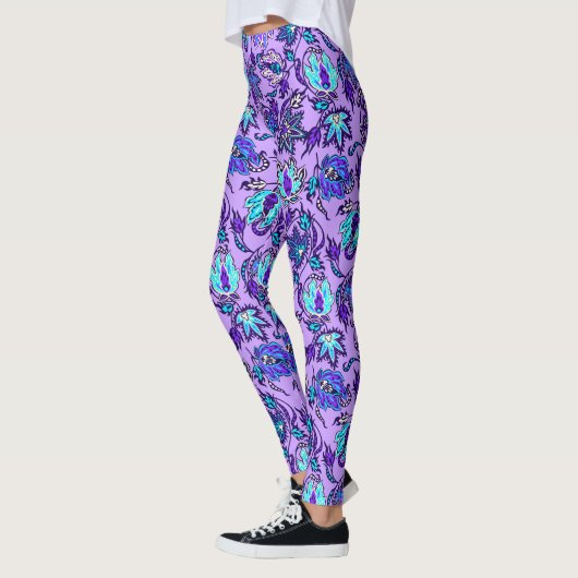 Protea Batik Hawaiian Tropische Floral Leggings (Links)