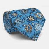 Protea Batik Tropische Print Ties Stropdas (Opgerold)