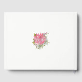 Protea Bloem Bruiloft Gastenboek (Achterkant)