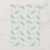 Protea Bloem Bruiloft Informatie Kaarten (Achterkant)