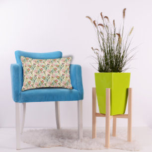 Protea Bloem Woestijn Bloemen roze Patroon Accent Kussen