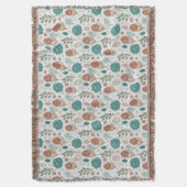 Protea Bloem Woestijn Bloemen roze Patroon Deken (Voorkant Verticaal)