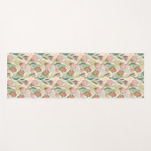 Protea Bloem Woestijn Bloemen roze Patroon Yogamat (Voorkant (horizontaal))