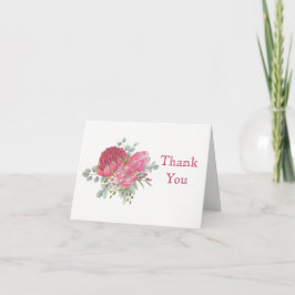 Protea Bloemen Dankkaart Bedankkaart