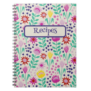 Protea Bloemenblok Print Millefleur lichten Notitieboek