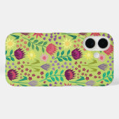 Protea Bloemenblok Print Millefleur vrolijk groen Case-Mate iPhone Case (Achterkant (horizontaal))
