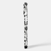 Protea Bloemenblok Print Millefleur zwart wit Case-Mate iPhone Case (Achterkant / Links)