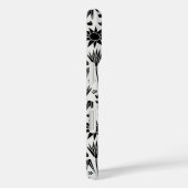 Protea Bloemenblok Print Millefleur zwart wit Case-Mate iPhone Case (Achterkant / Rechts)