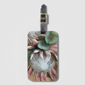 Protea boeket Bagagelabel (Voorkant (verticaal))