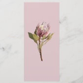 Protea Boho Groenelementen Eucalyptus Trouwmenu Menu (Achterkant)