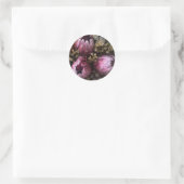 Protea Bouquet Ronde Sticker (Tas)